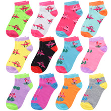 Load image into Gallery viewer, 12-Pack Flamingo Women's Ankle Socks