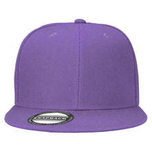 Load image into Gallery viewer, Hip Hop Style Snapback Hat Flat Bill Adjustable Size - Lavender