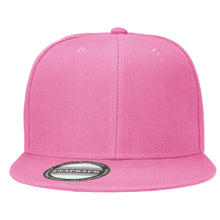 Load image into Gallery viewer, Hip Hop Style Snapback Hat Flat Bill Adjustable Size - Pink