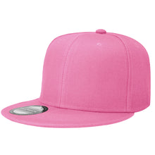 Load image into Gallery viewer, Hip Hop Style Snapback Hat Flat Bill Adjustable Size - Pink