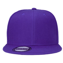 Load image into Gallery viewer, Hip Hop Style Snapback Hat Flat Bill Adjustable Size - Purple