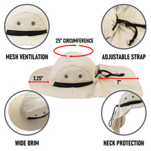 Load image into Gallery viewer, Outdoor Sun Hat - Khaki