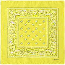 Load image into Gallery viewer, 12-Pack Bandana Headband - Yellow