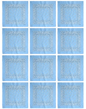 Load image into Gallery viewer, 12-Pack Bandana Headband - Sky Blue