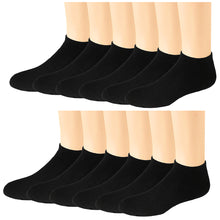 Load image into Gallery viewer, 12-Pack Men&#39;s Ultimate Cushioned Cotton Ankle Socks