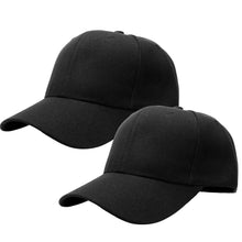 Load image into Gallery viewer, 2-Pack Baseball Dad Cap Adjustable Size Perfect for Running Workouts and Outdoor Activities
