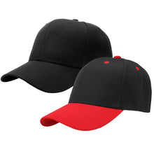 Load image into Gallery viewer, 2-Pack Baseball Dad Cap Adjustable Size Perfect for Running Workouts and Outdoor Activities