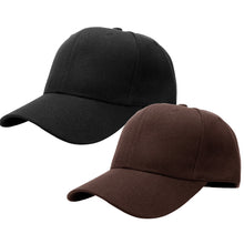 Load image into Gallery viewer, 2-Pack Baseball Dad Cap Adjustable Size Perfect for Running Workouts and Outdoor Activities
