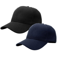 Load image into Gallery viewer, 2-Pack Baseball Dad Cap Adjustable Size Perfect for Running Workouts and Outdoor Activities