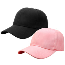 Load image into Gallery viewer, 2-Pack Baseball Dad Cap Adjustable Size Perfect for Running Workouts and Outdoor Activities