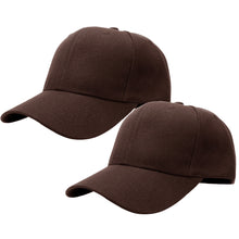 Load image into Gallery viewer, 2-Pack Baseball Dad Cap Adjustable Size Perfect for Running Workouts and Outdoor Activities