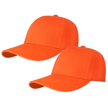Load image into Gallery viewer, 2-Pack Baseball Dad Cap Adjustable Size Perfect for Running Workouts and Outdoor Activities