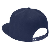 Load image into Gallery viewer, Hip Hop Style Snapback Hat Flat Bill Adjustable Size - Navy