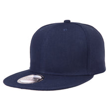 Load image into Gallery viewer, Hip Hop Style Snapback Hat Flat Bill Adjustable Size - Navy