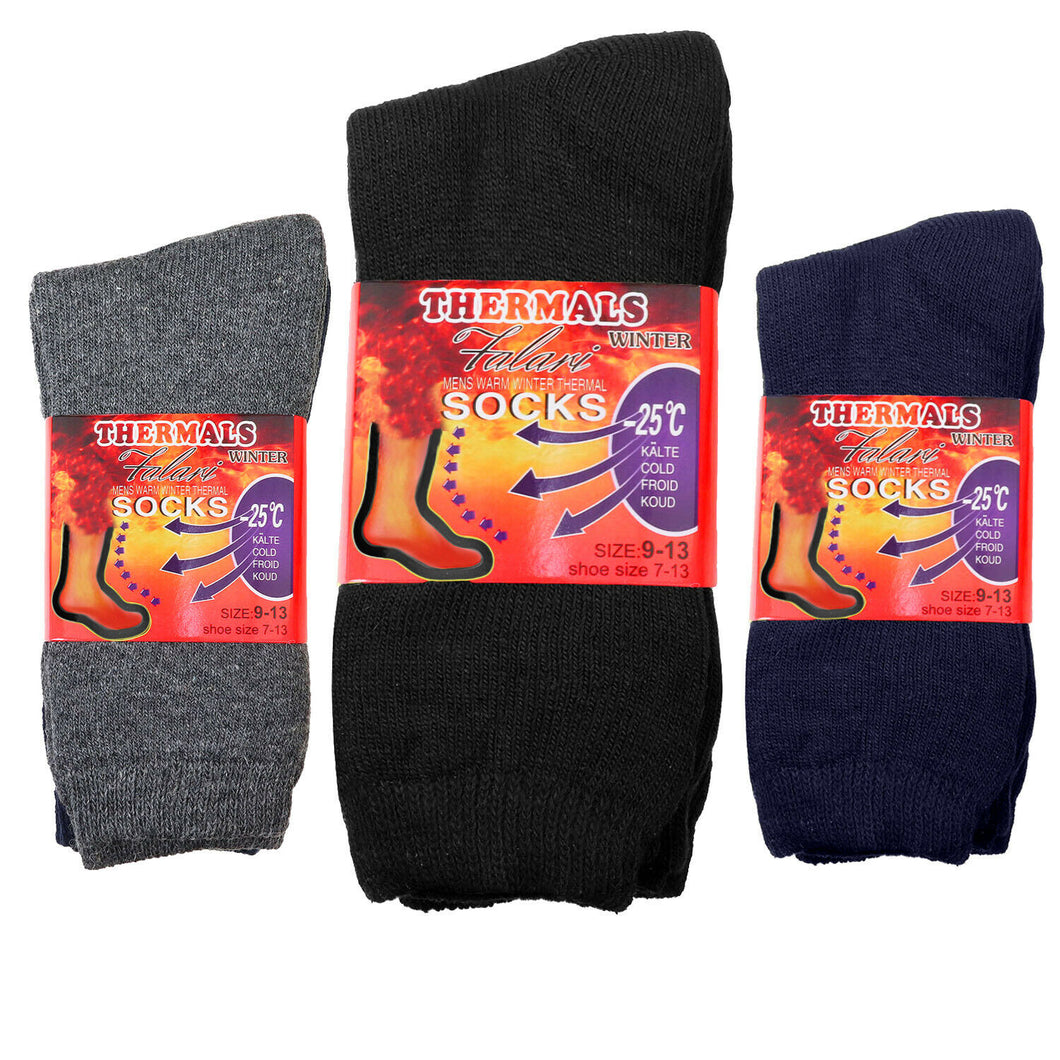 6-Pack Men's Winter Thermal Socks